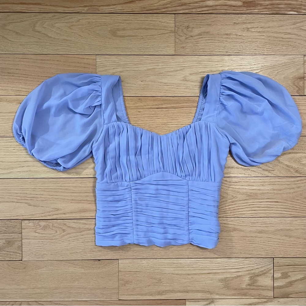 Abercrombie & Fitch puff sleeve blouse